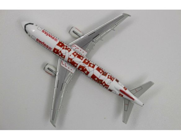 Herpa 562027 Swiss Air Lines Airbus A320 "EM 2008" Aereo 1/400 Modellino