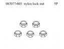 Smartech 083077 Dado di bloccaggio in nylon M5 1:8 5 pezzi Ricambi Accessori