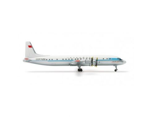 Herpa 508179  Aeroflot Ilyushin IL-18 1:500 Aereo Modellino
