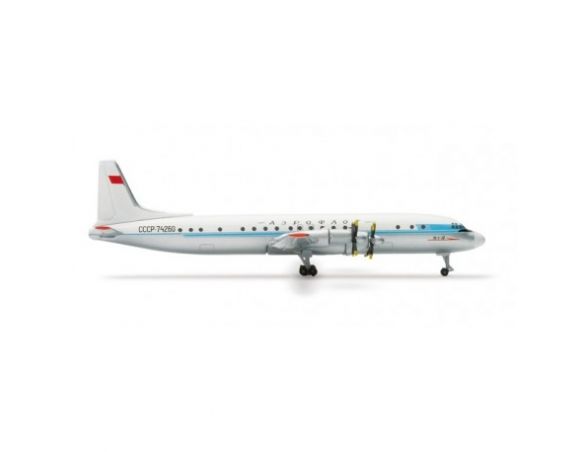 Herpa 508179  Aeroflot Ilyushin IL-18 1:500 Aereo Modellino