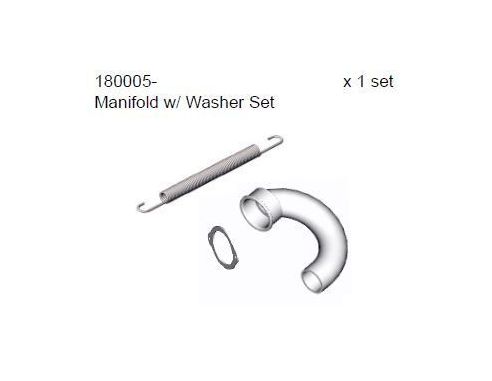 Smartech 180005 Set di tubi di scarico di piegatura 1:8 Ricambi Accessori