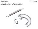 Smartech 180005 Set di tubi di scarico di piegatura 1:8 Ricambi Accessori