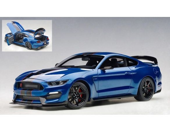 AUTOART AA72933 FORD MUSTANG SHELBY GT360R BLUE 1:18 Modellino