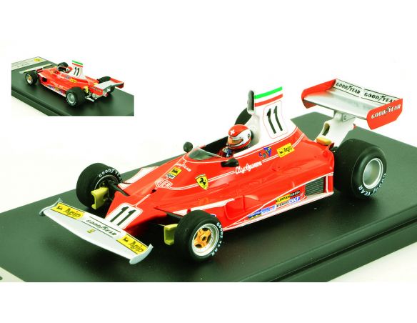 Looksmart LSRC060 FERRARI 312T N.11 WINNER ITALIAN GP 1975 CLAY REGAZZONI 1:43 Modellino