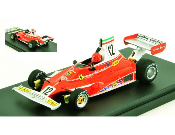 Looksmart LSRC061 FERRARI 312T N.12 3rd ITALIAN GP 1975 NIKI LAUDA 1:43 Modellino