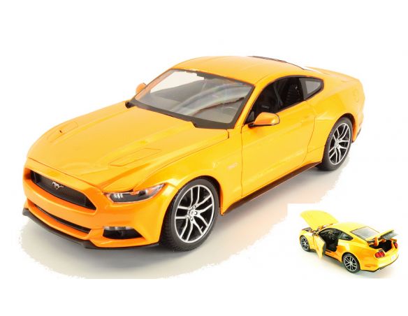 Maisto MI31197OR FORD MUSTANG  GT 2015 ORANGE 1:18 Modellino