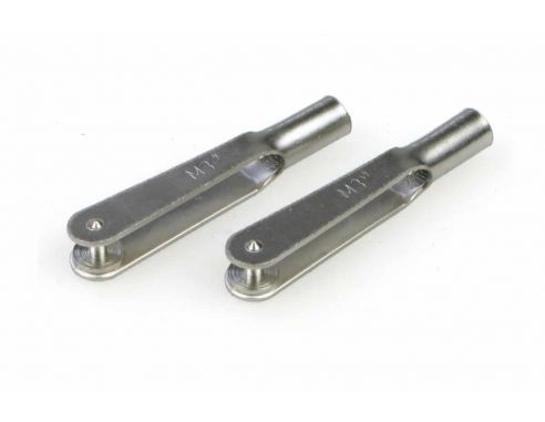 JP Accessories 5508046 Coppia Forcelle acciaio con filetto M3 Ricambi Accessori