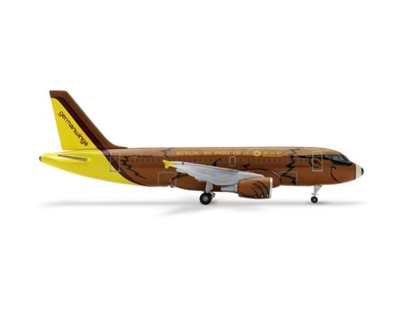 Herpa 561358 Germanwings Airbus A319 "Bearbus" 1:400 Aereo Modellino