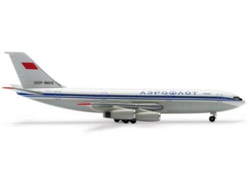 Herpa 515399 Aeroflot Ilyushin IL-86 1:500 Aereo Modellino