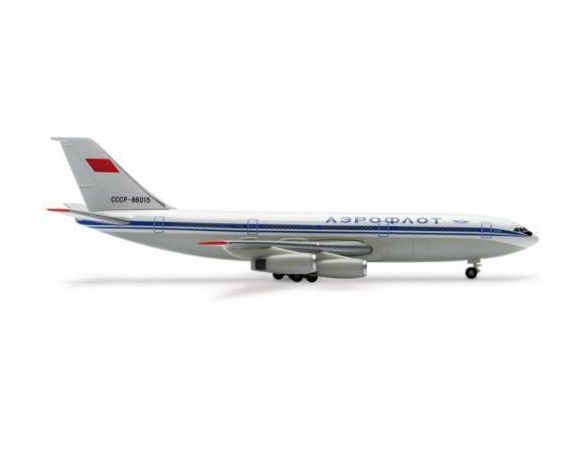 Herpa 515399 Aeroflot Ilyushin IL-86 1:500 Aereo Modellino