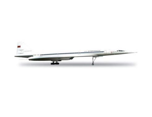 Herpa 519168 Aeroflot Tupolev TU-144 Reg. CCCP-77101 1:500 Aereo Modellino