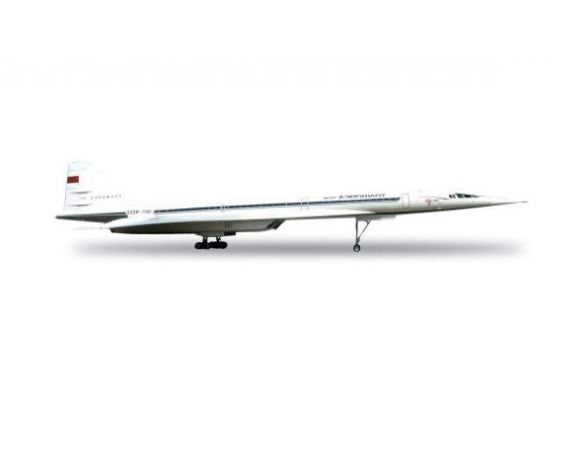 Herpa 519168 Aeroflot Tupolev TU-144 Reg. CCCP-77101 1:500 Aereo Modellino
