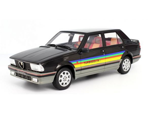 Ixo model LM094C ALFA ROMEO GIULIETTA 2.0 TURBODELTA 1983 BLACK MET.1:18 Modellino