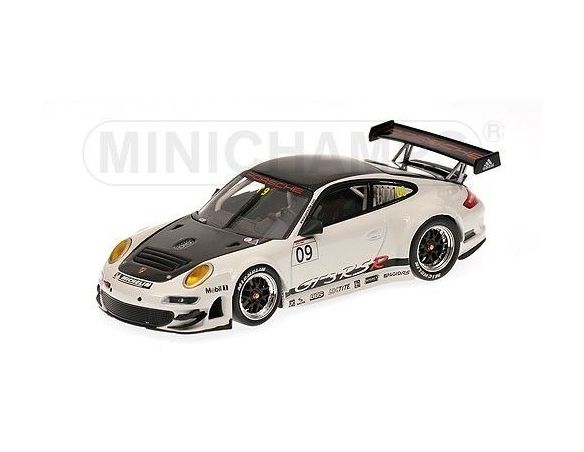 Minichamps PM400096909 PORSCHE 911 GT3 RSR 2009 PROMO 1:43 Modellino