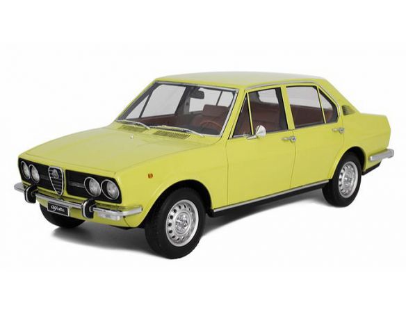 Ixo model LM097B ALFA ROMEO ALFETTA 1.8 1972 YELLOW 1:18 Modellino