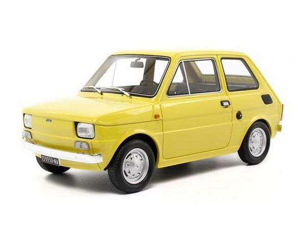 Ixo model LM103E FIAT 126 1a SERIE 1972 YELLOW 1:18 Modellino