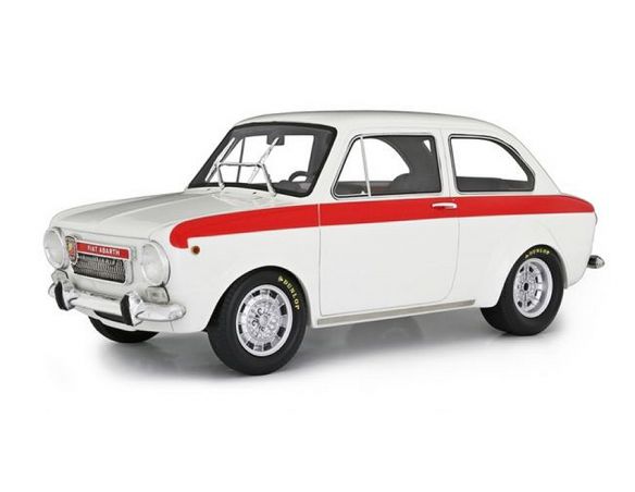 Ixo model LM105B3 FIAT ABARTH 1600 OT 1964 WHITE 1:18 Modellino