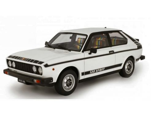 Ixo model LM106A FIAT 128 3P 1100 SPORT 1975 WHITE 1:18 Modellino
