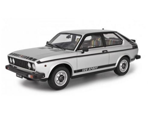 Ixo model LM106C FIAT 128 3P 1100 SPORT 1975 GREY MET.1:18 Modellino