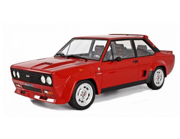 Ixo model LM109A FIAT 131 ABARTH STRADALE 1976 RED 1:18 Modellino