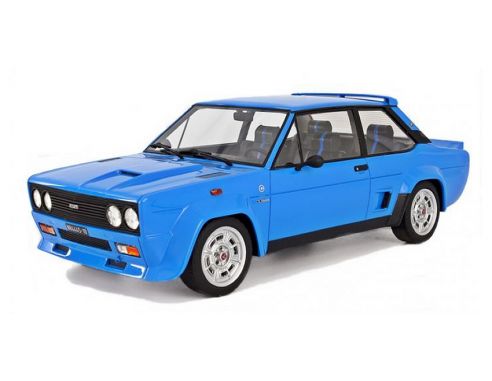 Ixo model LM109B FIAT 131 ABARTH STRADALE 1976 BLUE 1:18 Modellino