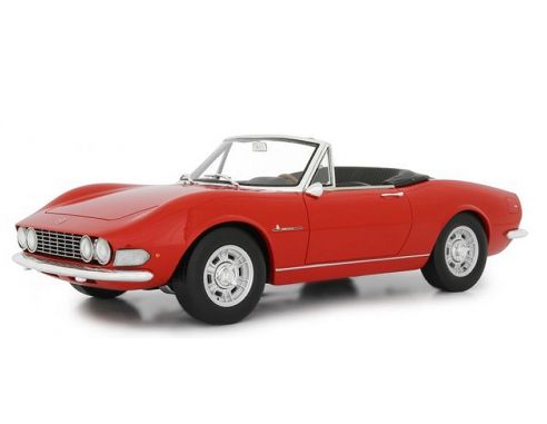 Ixo model LM117A FIAT DINO SPIDER 2000 1967 RED 1:18 Modellino