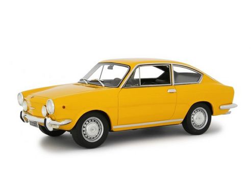 Ixo model LM118A FIAT 850 SPORT COUPE 1968 YELLOW 1:18 Modellino