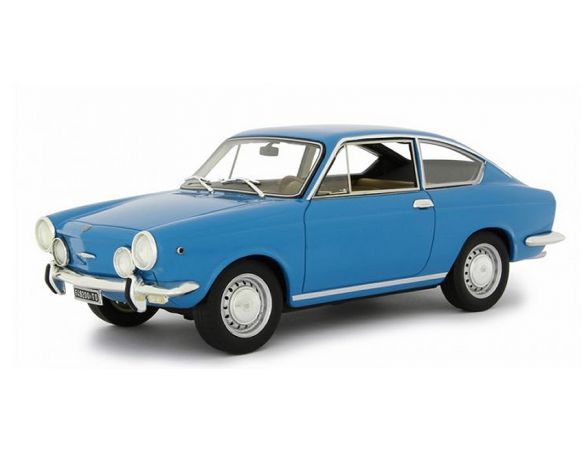 Ixo model LM118E FIAT 850 SPORT COUPE 1968 LIGHT BLUE 1:18 Modellino