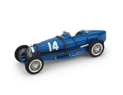 Brumm BM0042UPD BUGATTI TIPO 59 TAZIO NUVOLARI 1934 N.14 G.P.FRANCIA 1:43 Modellino