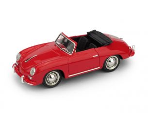 Brumm BM0117-03 PORSCHE 356 CABRIOLET APERTA 1952 SPECIAL COLOR ROSSO 1:43 Modellino