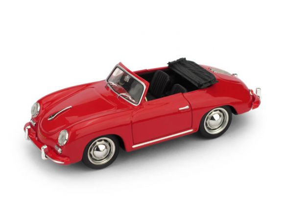 Brumm BM0117-03 PORSCHE 356 CABRIOLET APERTA 1952 SPECIAL COLOR ROSSO 1:43 Modellino