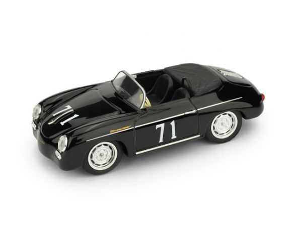 Brumm BM0117C PORSCHE 356 SPEEDSTER N.71 RIVERSIDE 1959 STEVE MC QUEEN 1:43 Modellino