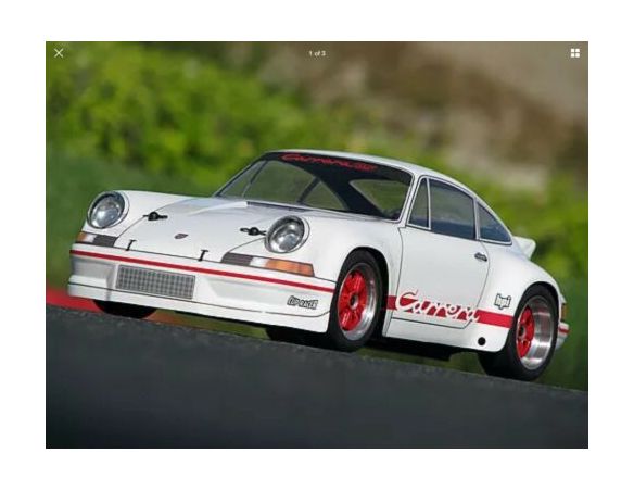 HPI Racing 7211 Plastico trasparente Carrozzeria Porsche 911 Carrera RSR 2.8 210mm 1:10