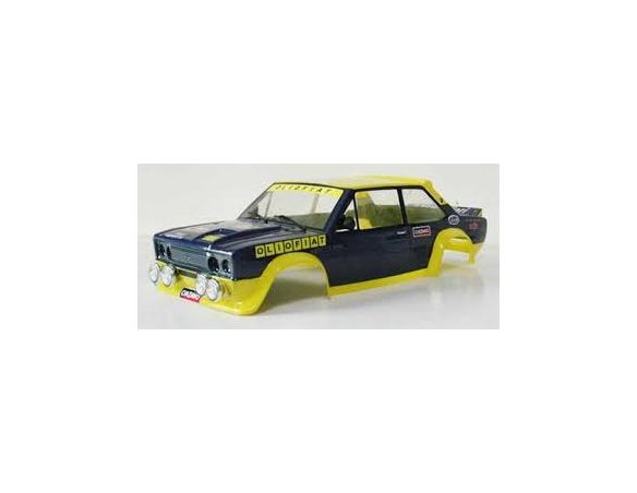 Ital Trading EZRL2394 Plastico trasparente Carrozzeria Fiat Abarth 131 1:10