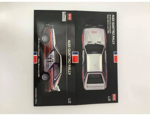 Scatola per Sun Star 4199 Audi Quattro Rally 1:18