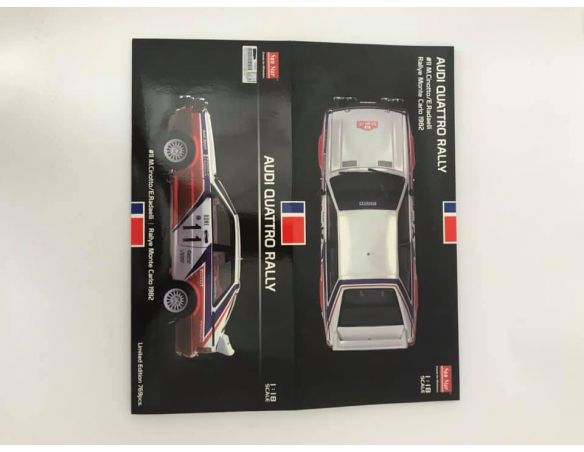 Scatola per Sun Star 4199 Audi Quattro Rally 1:18