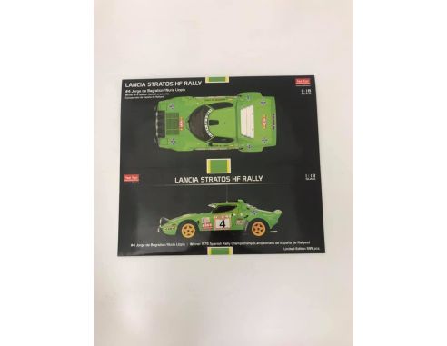 Scatola per Sun Star 4520 Lancia Stratos HF Rally 1:18
