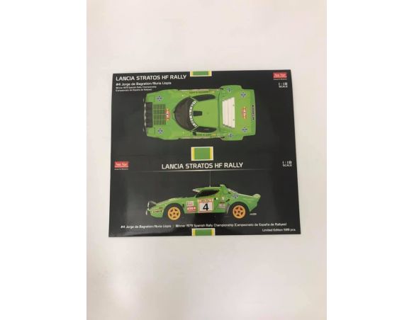 Scatola per Sun Star 4520 Lancia Stratos HF Rally 1:18