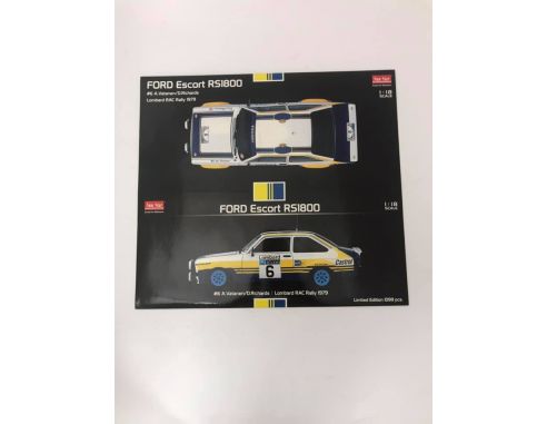 Scatola per Sun Star 4453 Ford Escort RS1800 1:18