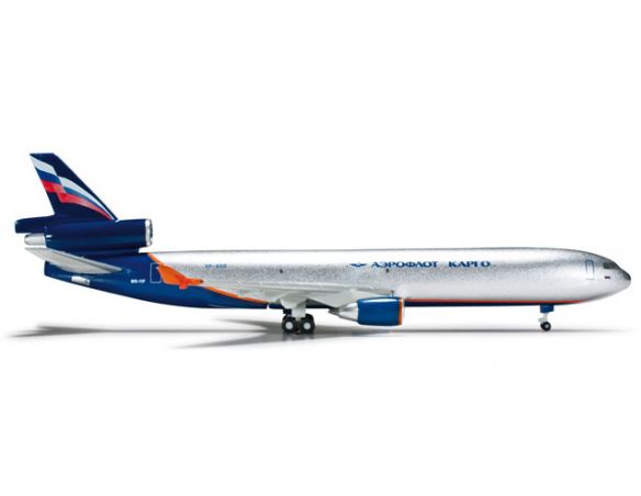 Herpa 523653 Aeroflot McDonnell Douglas MD-11F 1:500 Aereo Modellino