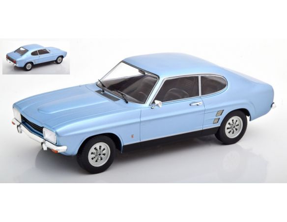 MODELCARGROUP MCG18084 FORD CAPRI MKI 1600 XL METALLIC LIGHT BLUE 1:18 Modellino