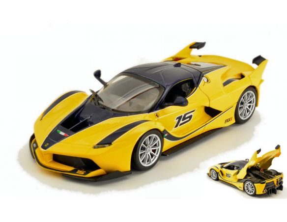 BBURAGO BU26301Y FERRARI FXX K (KERS) 2014 N.15 YELLOW 1:24 Modellino