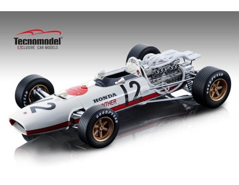 Tecnomodel TMD18127D HONDA RA 273 RICHIE GINTHER 1966 N.12 4th MEXICO GP 1:18 Modellino