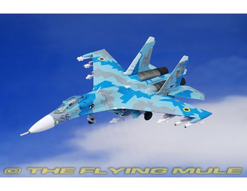 Herpa 552387 Ukraine Air Force 831st IAP Sukhoi SU-27 1:200 Aereo Modellino