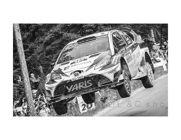 Ixo model RAM656 TOYOTA YARIS WRC N.12 RALLY FINLAND 2017 LAPPI-FERM 1:43 Modellino