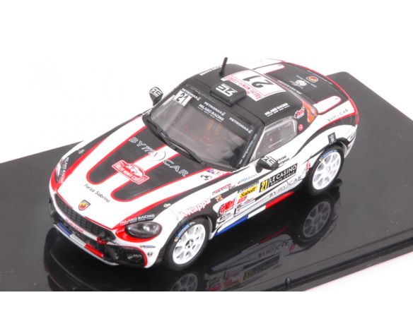 Ixo model RAM680 FIAT ABARTH 124 RGT N.21 WRC DNF MONTE CARLO 2017 DELECOUR-SAVIGN.1:43 Modellino