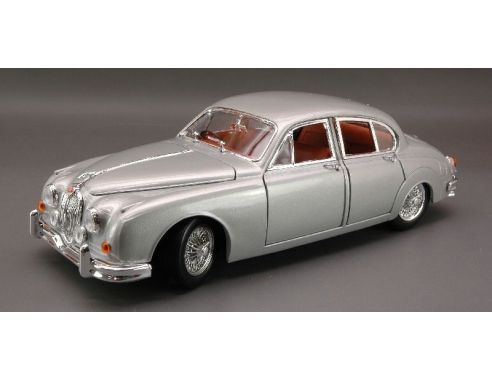 Miniature Burago Jaguar Mark II 1959, échelle 1/18, Métal, Sans Boîte, état Occasion