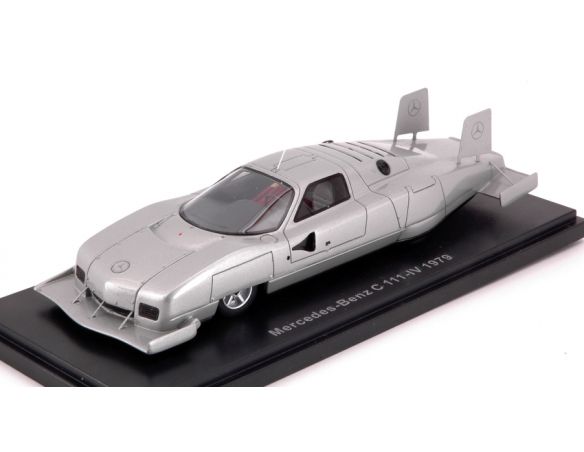 Neo Scale Models NEO47205 MERCEDES C111-IV 1978 SILVER 1:43 Modellino