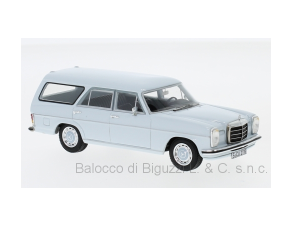 Neo Scale Models NEO47330 MERCEDES W115 STATION WAGON 1974 LIGHT BLUE 1:43 Modellino