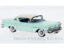 Neo Scale Models NEO49566 CHEVROLET BELAIR IMPALA COUPE HARDTOP 1958 LIGHT GREEN/WHITE  1:43 Modellino